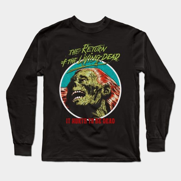 Return Of The Living Dead, Tarman, Zombies Long Sleeve T-Shirt by PeligroGraphics